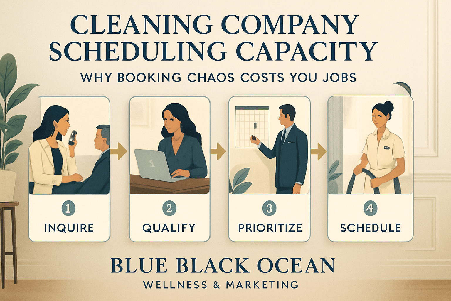 Cleaning Company Scheduling Capacity: Why Booking Chaos Costs You Jobs - process_en