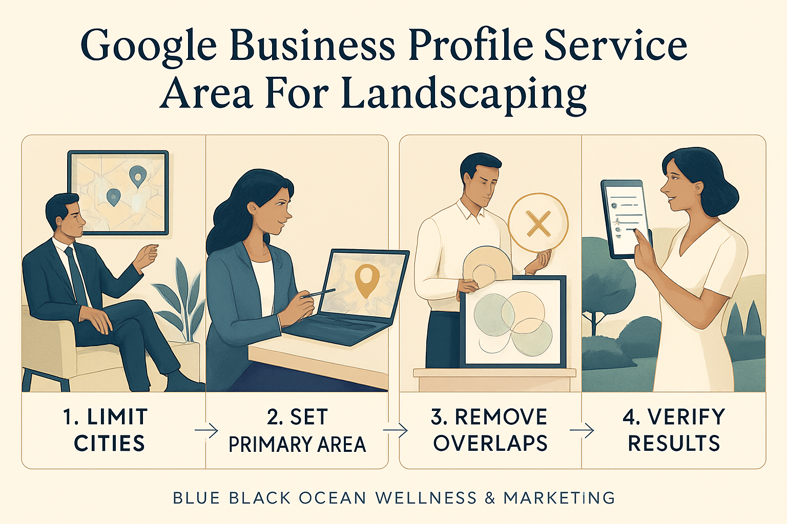 Google Business Profile Service Area For Landscaping: Google Business Profile - process_en
