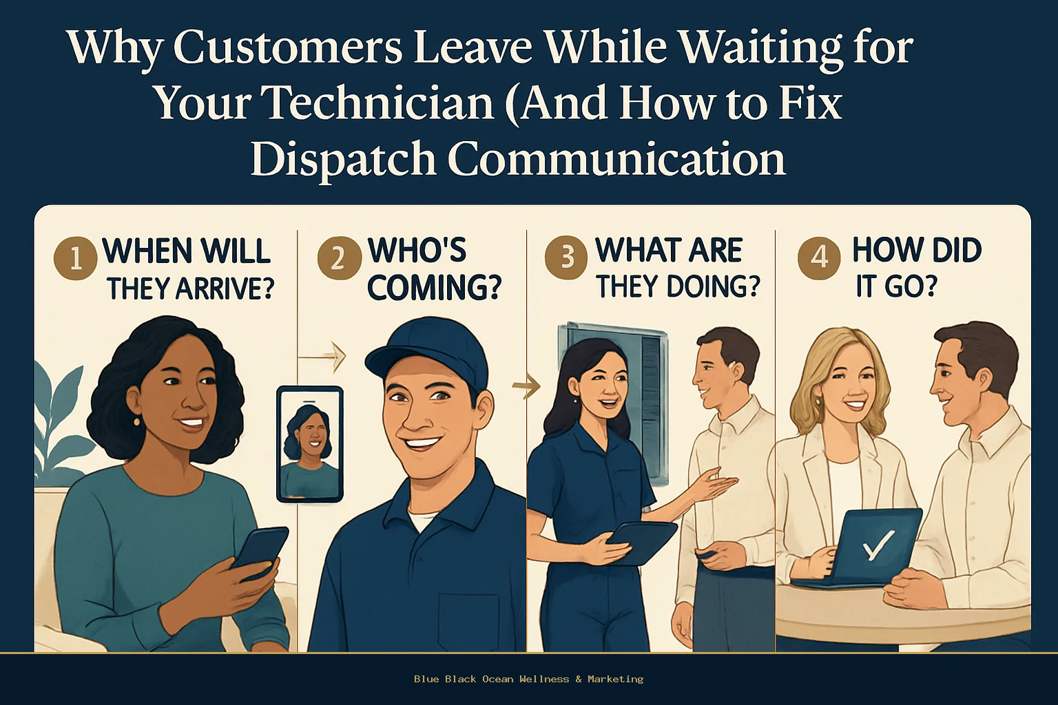 Why Customers Leave While Waiting for Your Technician (And How to Fix Dispatch Communication) - process_en