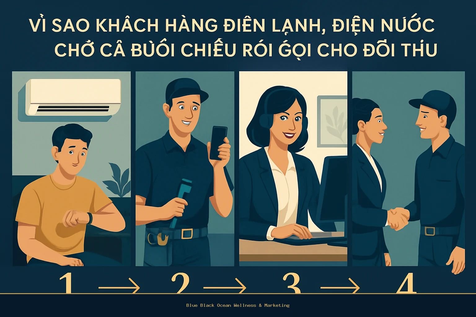Vì Sao Khách Hàng Điện Lạnh, Điện Nước Chờ Cả Buổi Chiều Rồi Gọi Cho Đối Thủ - process_vi